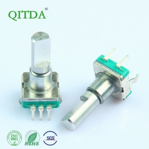 EC1113S-H4.5音响家电数字编码器 半圆柄旋转编码器开关金属轴增量式编码器
