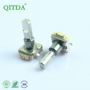 EC11 360-degree rotary encoder fully packaged SMT press switch car DVD audio digital potentiometer