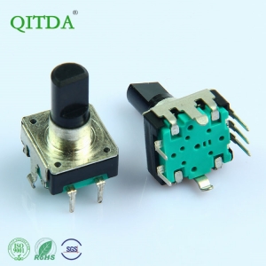 EC12脉冲无极旋转编码器360度半轴不带开关24位DVD车载LED调光