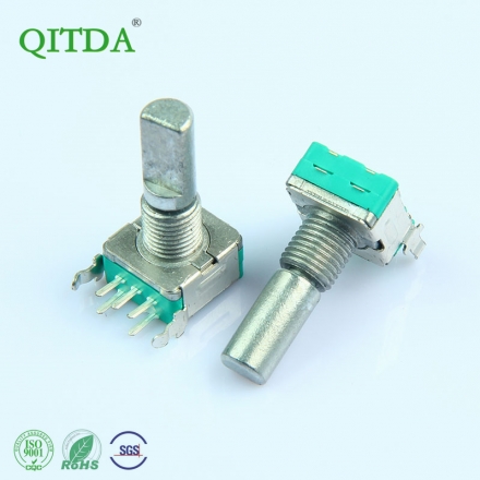 EC1113 horizontal rotating 360-degree switch encoder dimming speed temperature car DVD audio incremental encoder