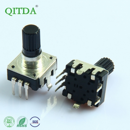 EC12 pulse encoder 360 degrees without switch 24 pulses DVD car audio inverter speed control milk frother handle"