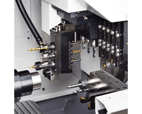Swiss-type machining