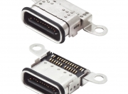 24P, Receptacle, Waterproof, Top Mount, w/ Screw Lock