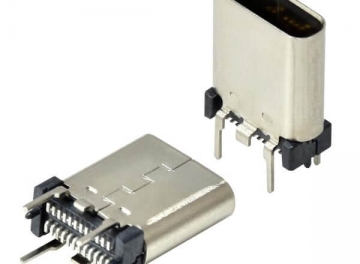 Receptacle, Dual SMT, Vertical, Insertion Distance: 6.2mm