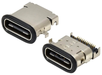 Receptacle, Hybrid, Waterproof, CH:0.3mm