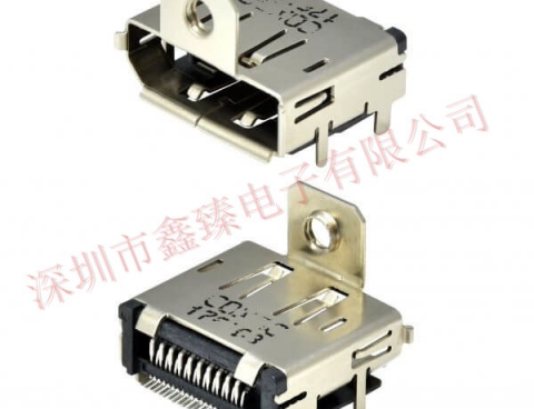 Female,SMT,RoHS,w/ Flange,15u&rdquo; Gold,Black    909DF20FCT01NGAC 