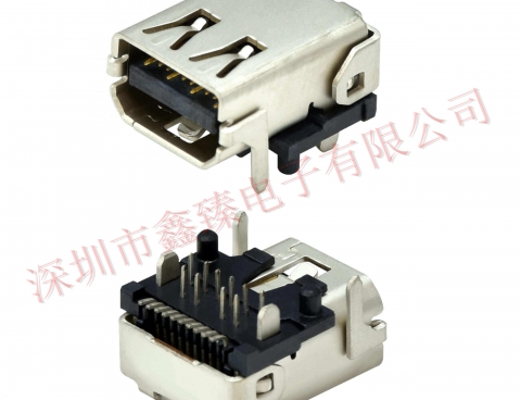 Female,DIP+SMT,1u&rdquo; Gold,Off-Set 3.2mm,Black    909JF20FSTC496C3 