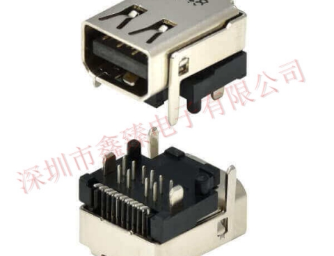  Female,DIP+SMT,1u&rdquo; Gold,Off-Set 4.2mm,Black    909JH20FSTC4N5C3