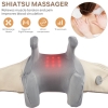  Multifunctional Electric Back Massager with Kneading, Vibration & Heat Therapy (For Lumbar, Cervical & Shoulder-Neck Support)