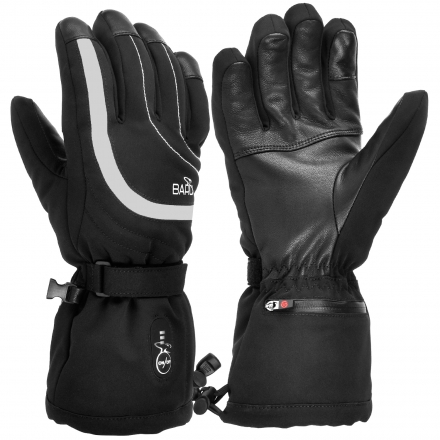 心之礼跨境新款电加热劳保手套工作耐磨电动车发热手套防风防滑执勤保暖BH02