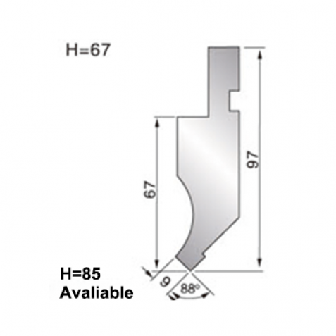 Standard Punch 88&deg;