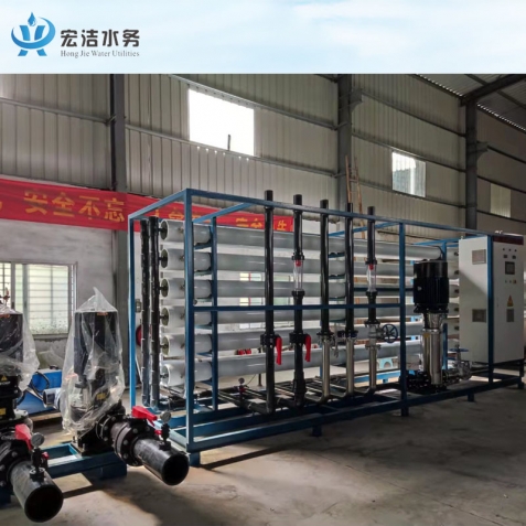 纯水设备- 缅甸电厂60吨 单级反渗透