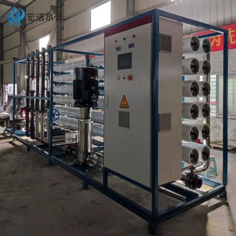 纯水设备- 缅甸电厂60吨 单级反渗透