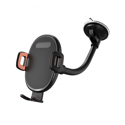 Suction cup hose car mount