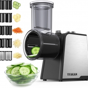 Electric Cheese Grater, 300W DC Motor Salad Maker