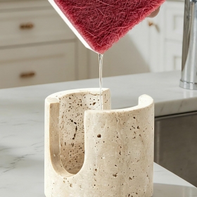 Natural Travertine Stone Sponge Holder